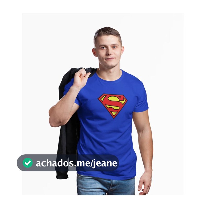 Camisa Camiseta Superman-super homem heróis 100% algodão unissex
