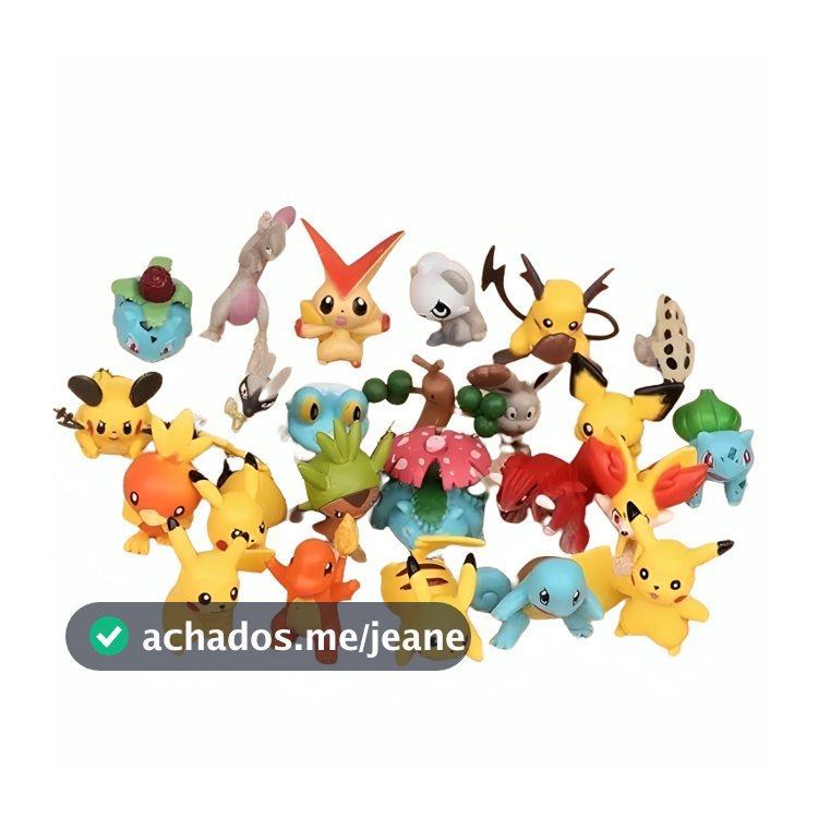Miniaturas Pokémons Sortidos Personagens Sem Repetições Mini Colecionável