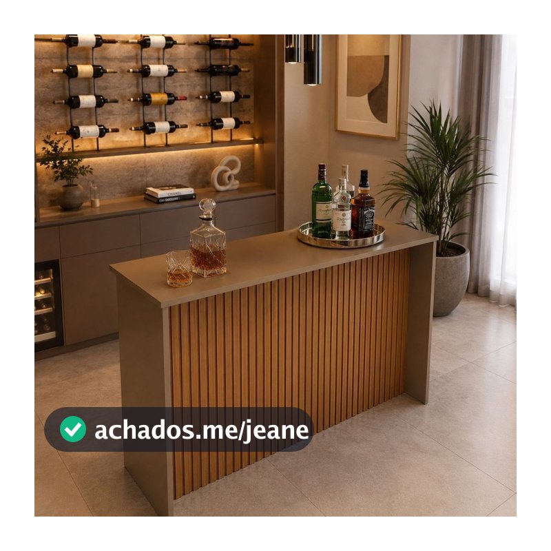 Cozinha Bar Ripada para Cozinha 120cm Cozinha americana - Cozinha integrada - Lancamento