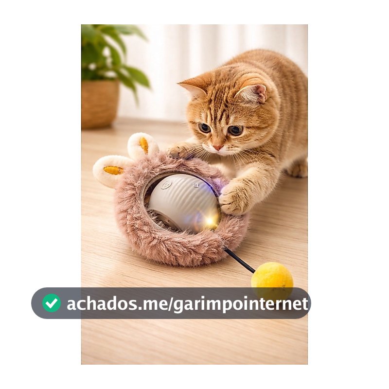 Gato BOLA Brinquedo Elétrico Automático Rotação USB Recarga Brinquedos Interativos Interessante Gatinho Cão Acessórios