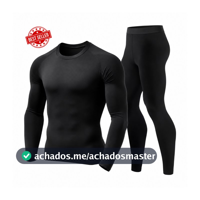 Conjunto Térmico Kit Calça e Blusa Segunda Pele Proteção Uv 50 Ótima Qualidade