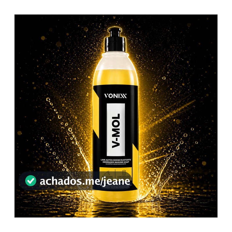 V-Mol Vonixx 500ml Lava Autos Desincrustante Remoção De Sujeiras Mais Difíceis, Como Barro e Óleo