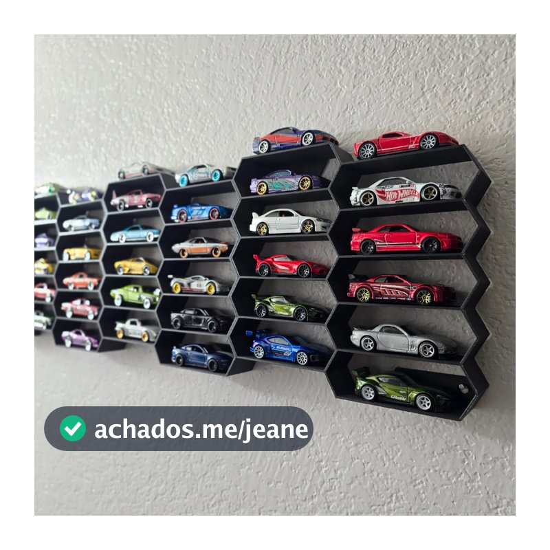 Display Prateleira Hot Wheels Estante Modular Para Parede Carrinho Gearhead Miniaturas 10/20 Carrinhos