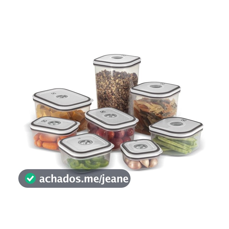 Conjunto Kit Potes Herméticos Electrolux - 8 unidades Plástico