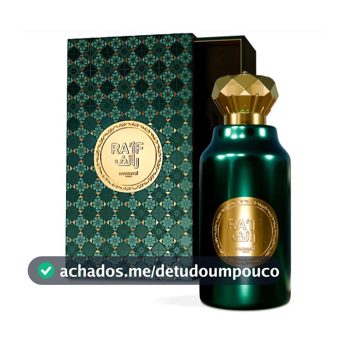 Perfume Árabe Mawwal Ra'if Masculino 100ml Eau de Parfum Abertura Aromática Levemente Picante e Fresca