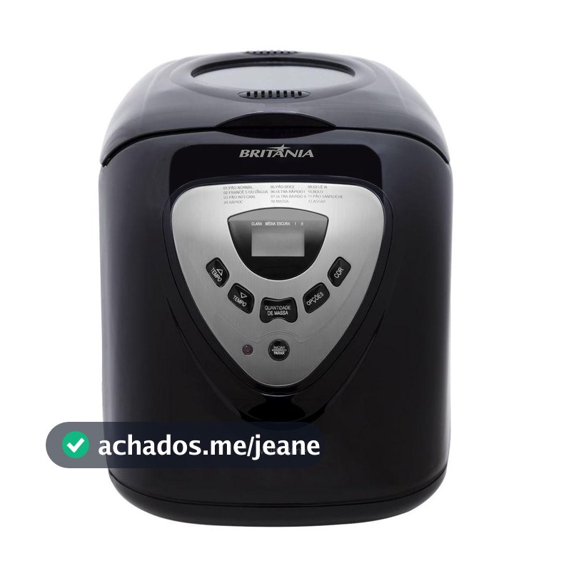 Panificadora Britânia Multipane 12 Programações 220V