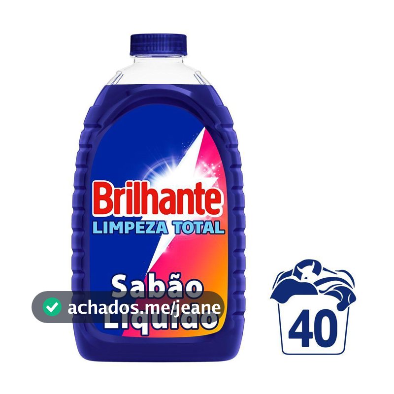 Sabão Líquido Brilhante Limpeza Total 3L