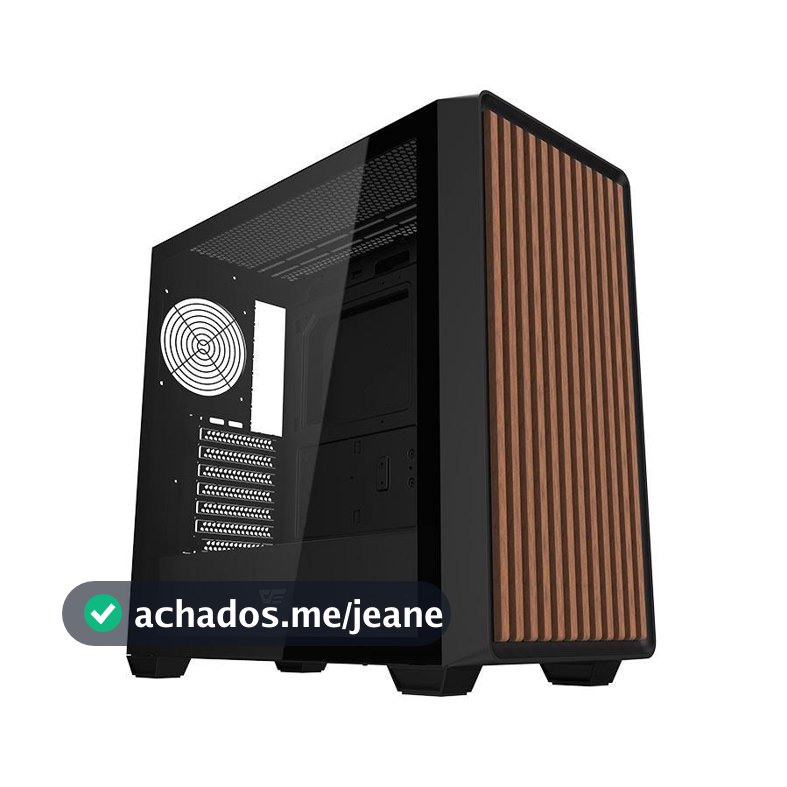 Gabinete Gamer Aigo Darkflash DS900WD, Mid-Tower, Lateral de Vidro, Preto, DS900WD-BK