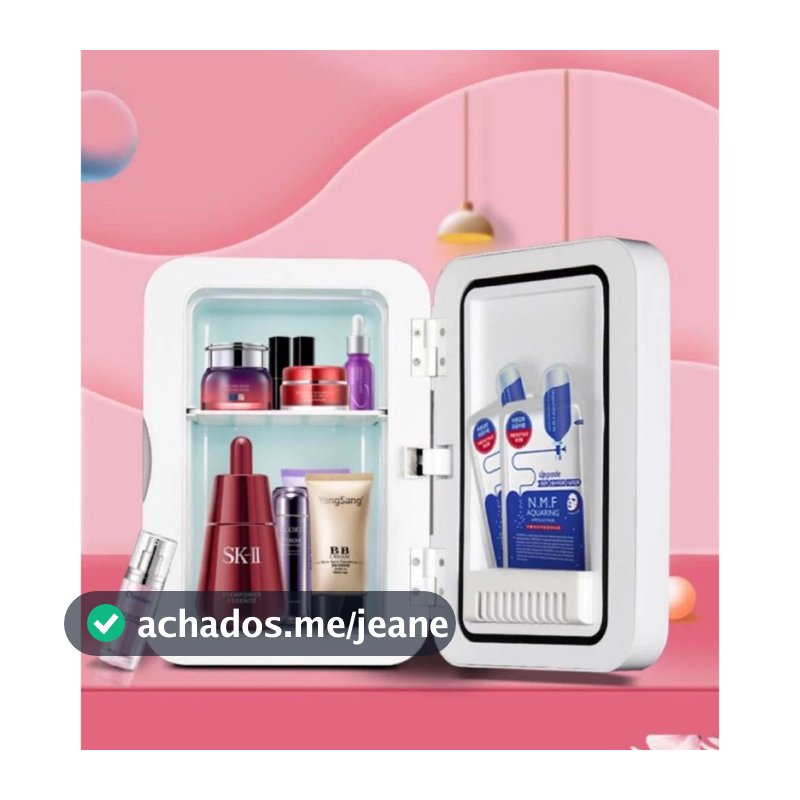 Mini Geladeira Portátil 8 litros D&Z Térmica Multiuso E Cosméticos