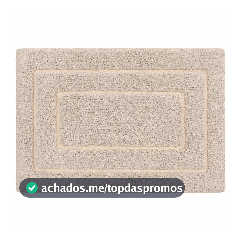 Tapete de Banheiro 100% Algodão 40x60cm Tessi
