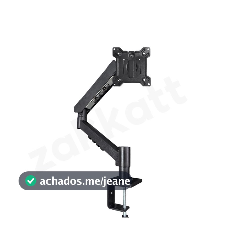 Suporte Monitor Articulado 17-32" Mesa com Pistão a Gás Ajuste Altura 360° até 9kg U5
