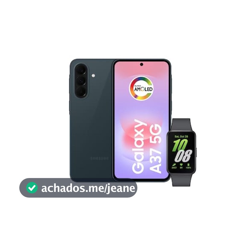 Smartphone Samsung Galaxy A37 5G Tela 6.7 128GB + Galaxy Fit 3