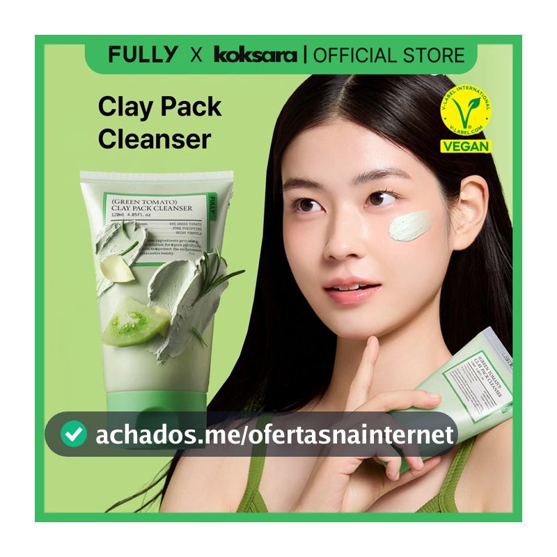 [OFFICIAL] FULLY Green Tomato Clay Mask Cleanser 120ml, 30ml