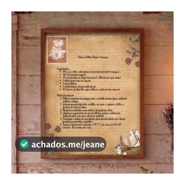 Quadro Receitas da Roça Decorativo Cozinha Rústica Farmhouse Antiga Vintage Fazenda