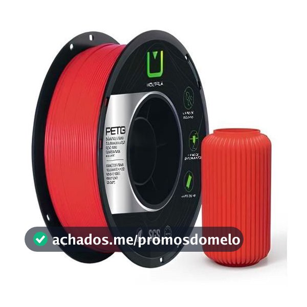 Filamento PETG Multifila 1.75mm 1KG para impressora 3D PCI-PET vermelho 039