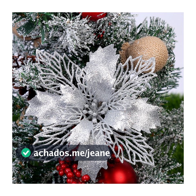 10 Unidades/Pacote Decoração De Árvore De Natal Guirlanda Feriado De Ano Novo