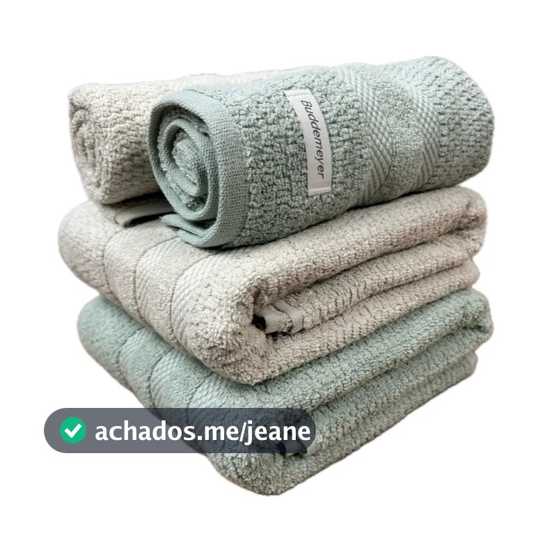 Jogo Toalha Banho Buddemeyer Vanilla Extra Soft Algodão 4 Peças