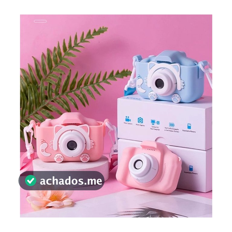Camera Infantil Digital Filmadora Infantil Mini Maquina Fotografica Infantil Fotografa E Filma Tira Foto