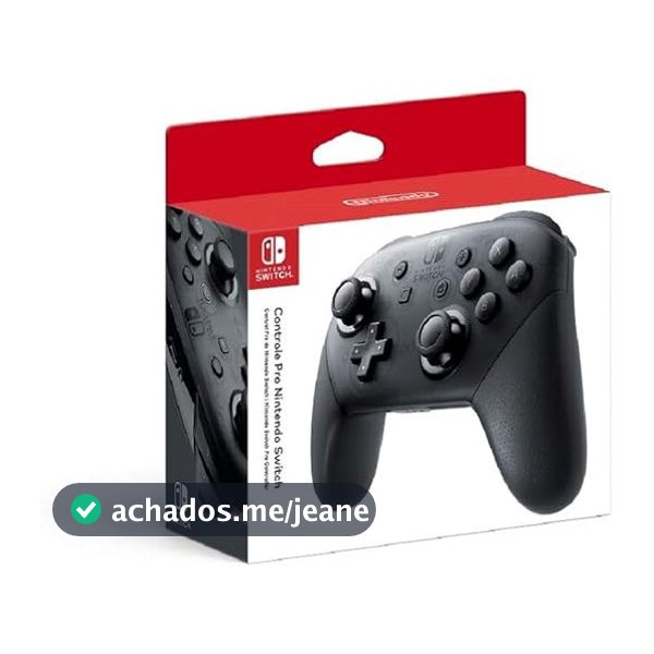 Controle Nintendo Switch Pro, Preto