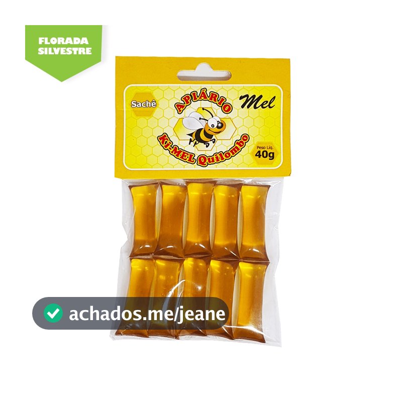 Mel Puro Silvestre - Sachê 40g com 10un.