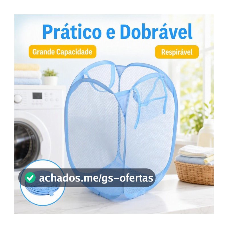 1 Rosa/Preto/Azul Cesto De Roupa Caixa Dobrável Para Armazenagem E Organização De Vestuário Brinquedos