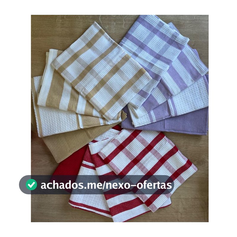 KIT 4 PANOS DE COPA ATOALHADO 60x40cm - PANO DE PRATO