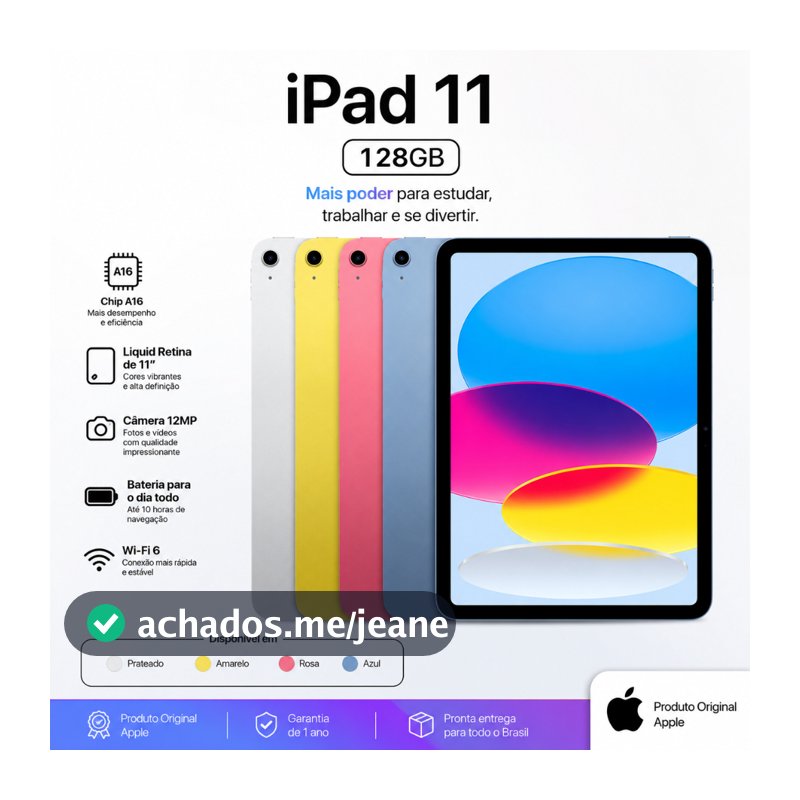 iPad Apple 11 - 128GB Wi-Fi