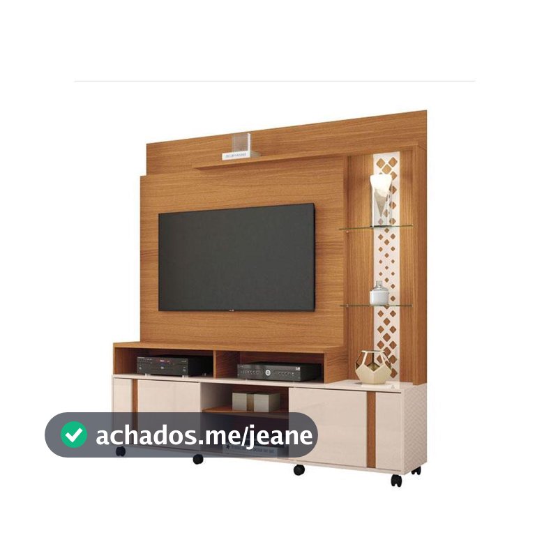 Home Theater Vitron Cinamomo Off White - Hb Móveis