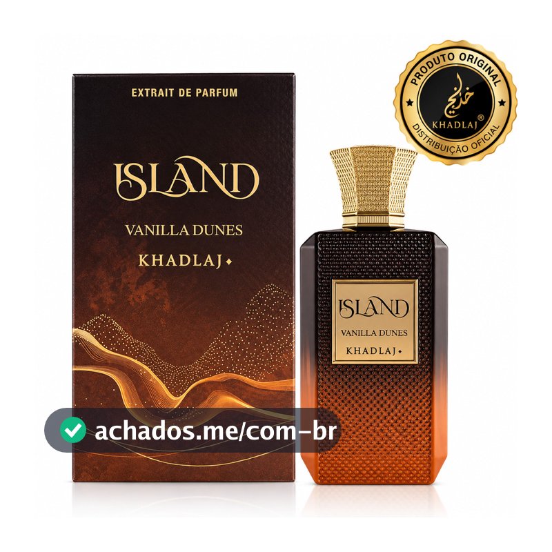 Perfume Khadlaj Island Vanilla Dunes EDP 100ml - Unissex