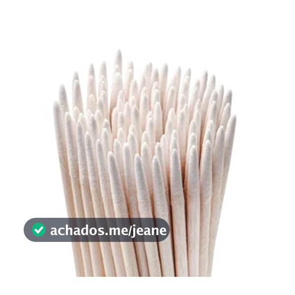 Palitos Com Algodão De Limpeza Alinhamento Henna Micropigmentação Unha Boca