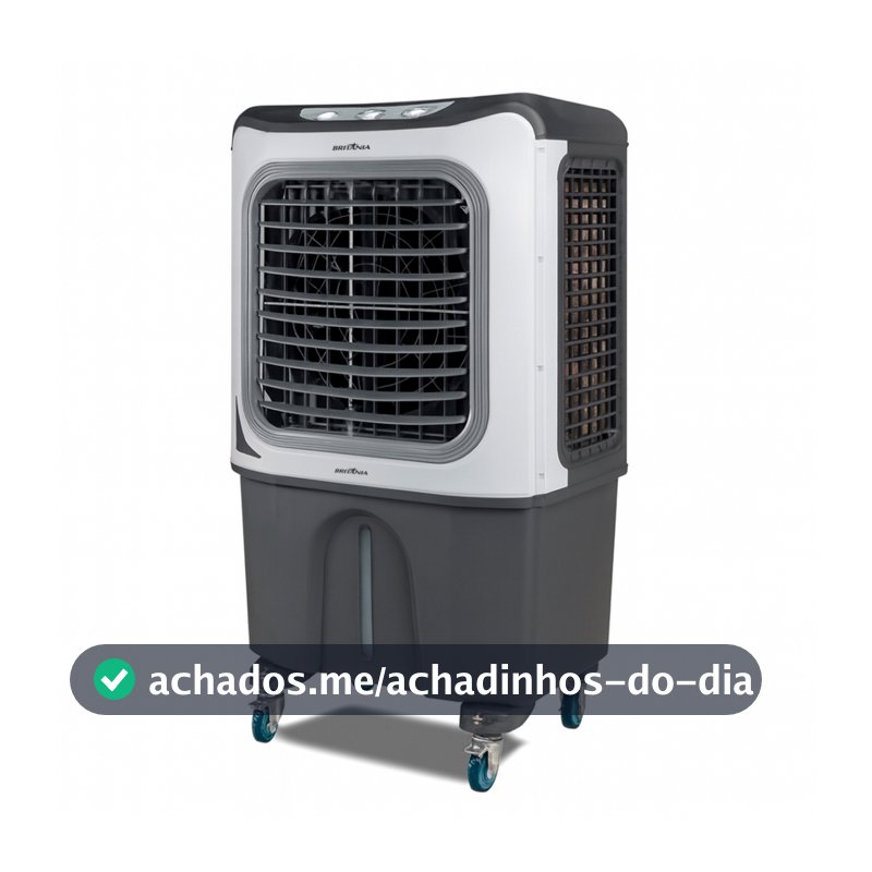 Climatizador de Ar Britânia BCL70 PRO, 70 Litros, Motor 250W Muito Potente 4 em 1 Resistente Grande
