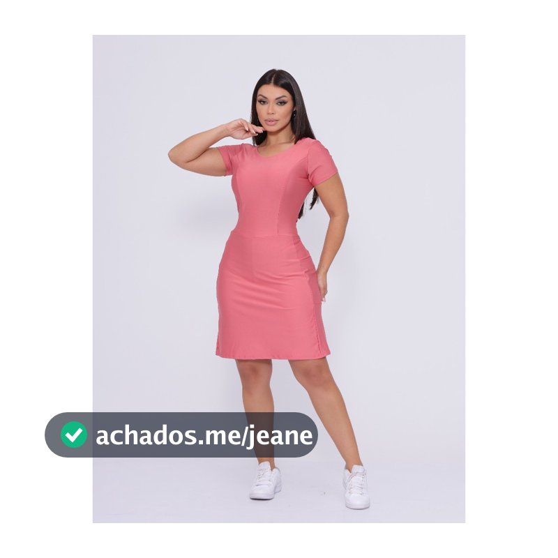 Macacão Vestido Fitness Moda Evangélica Vestido Tapa Bumbum Com bolso Modesta
