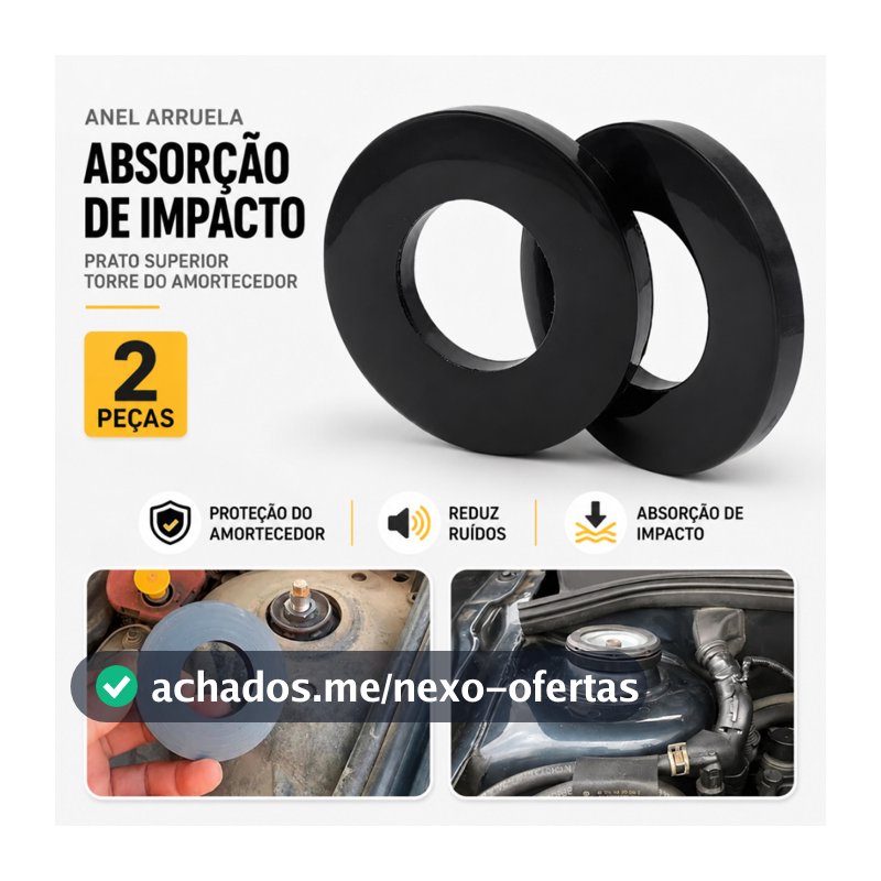 Anel Arruela Absorsão De Impacto Prato Superior Torre Do Amortecedor PAR de Arruela