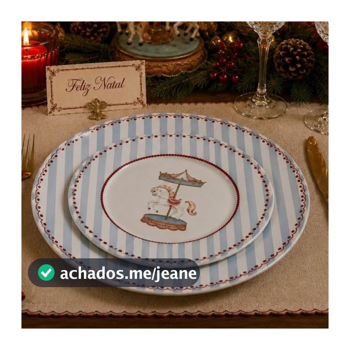 PRATO DE NATAL CARROSSEL E ÁRVORE DE NATAL - ALLEANZA 2026
