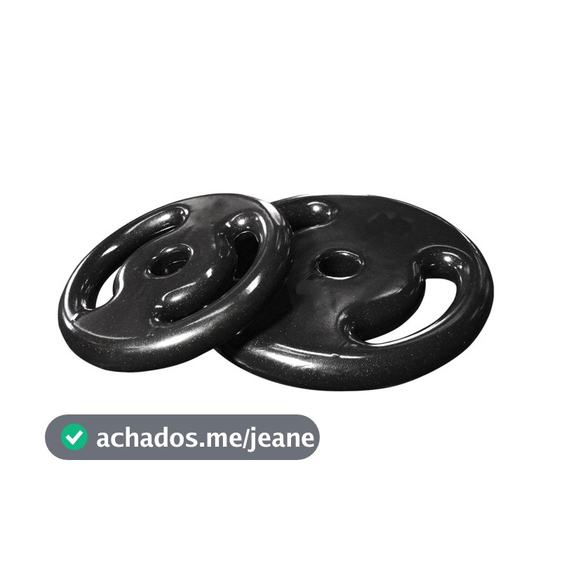 Anilha Emborrachada Unid 1kg a 5kg One Life Sports Equipamento Academia Musculação