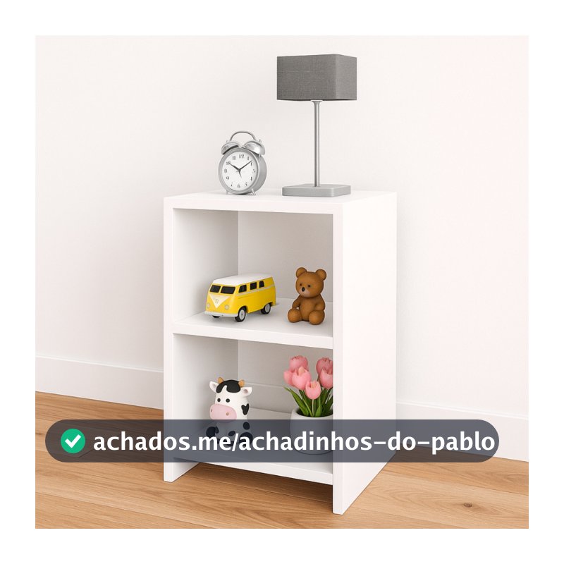 Mesa de Cabeceira Nicho Para Quarto Aparador Multiuso