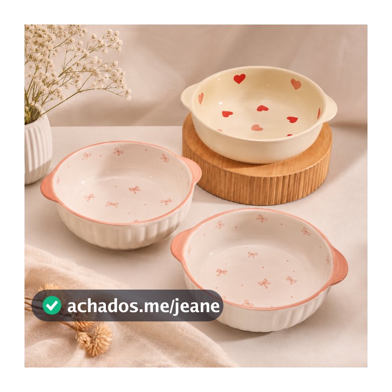 Bowl  Laço em Cerâmica 16cm