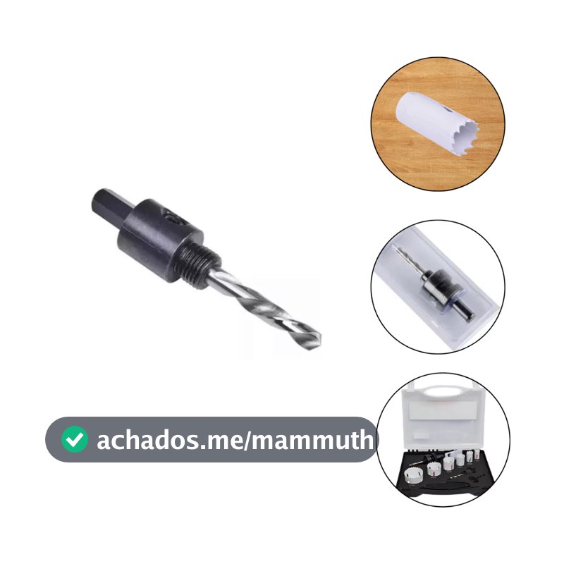 Suporte Serra Copo 14 A 29mm  Makita D17170 Com Broca