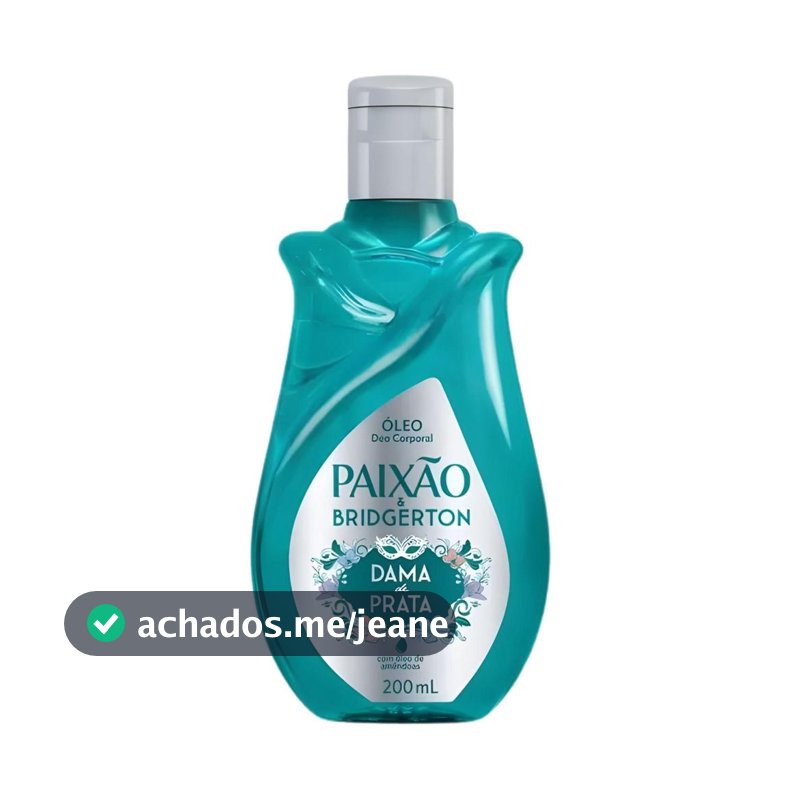 Óleo Corporal Paixão Bridgerton Dama De Prata 200ml
