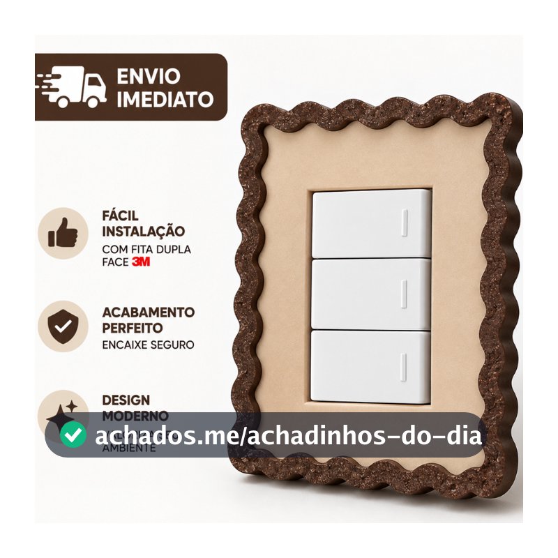 Acabamento Decorativo para Interruptor de Luz Espelho Personalizado Moldura de Tomada Decoração Parede