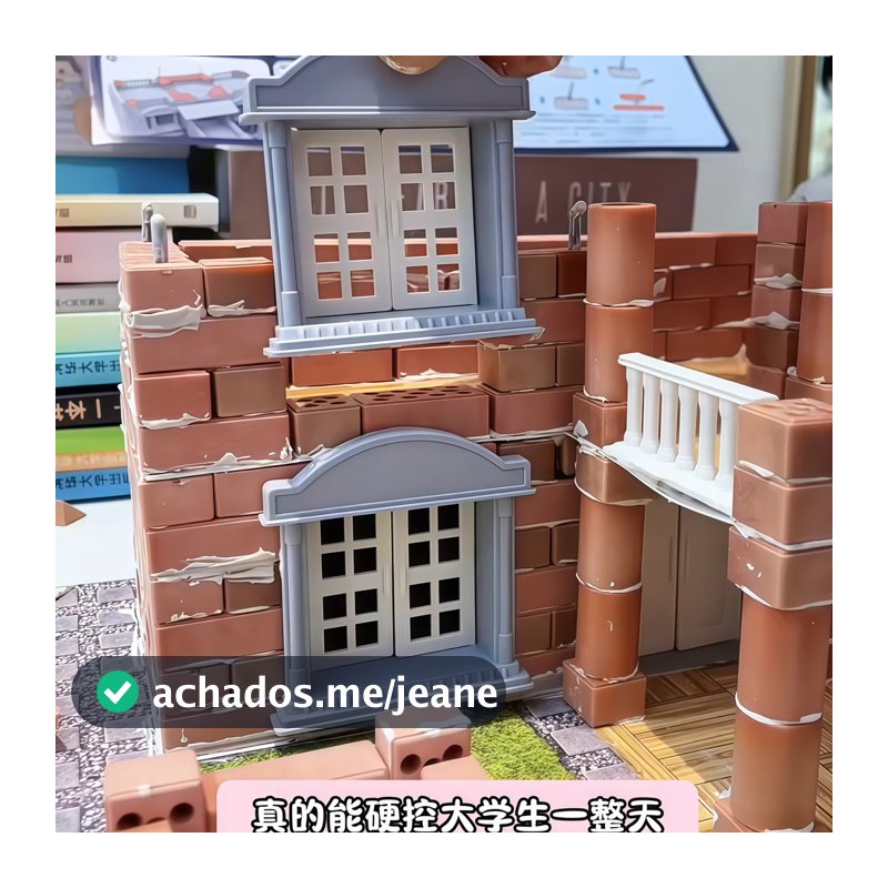 Mason construção casa brinquedos pequeno pequeno pedreiro construção casa parede crianças artesanal diy montagem brinque