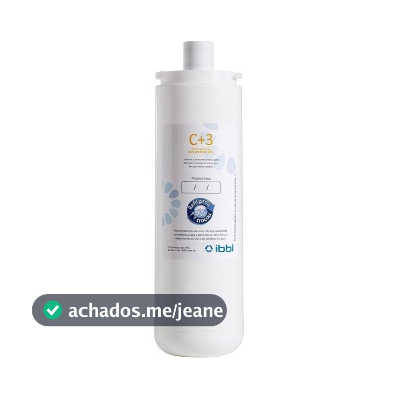 Refil C+3 Filtro Purificador De Água Ibbl. Fr600 Original