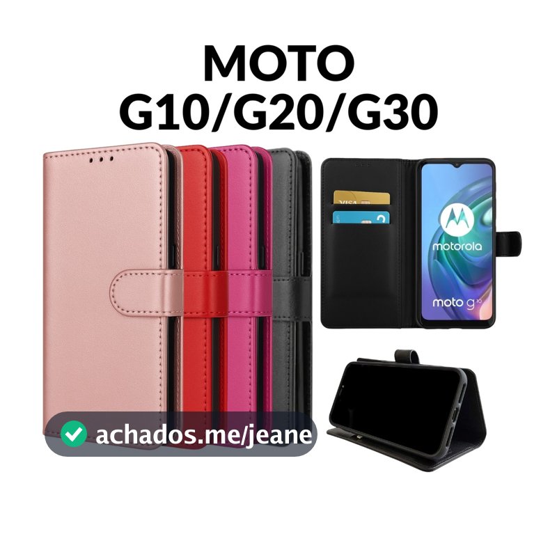 Capa Capinha Carteira Para Motorola Moto G10 / G20 / G30