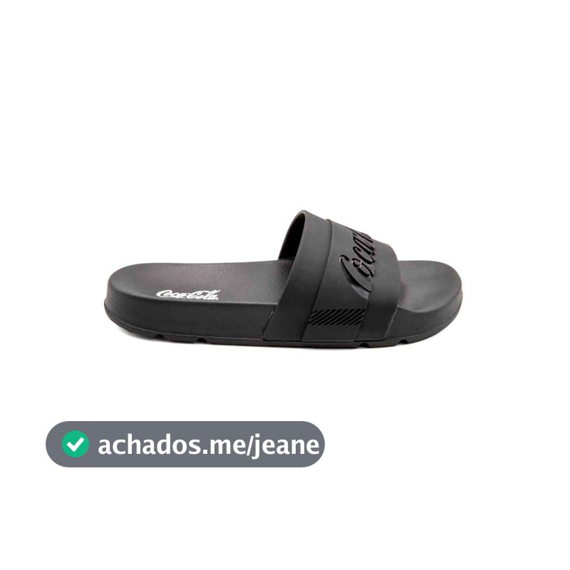 Chinelo Slide Coca Cola Elevate Confortável Chinelo Coca Cola Original Casual Injetado Coke Leve