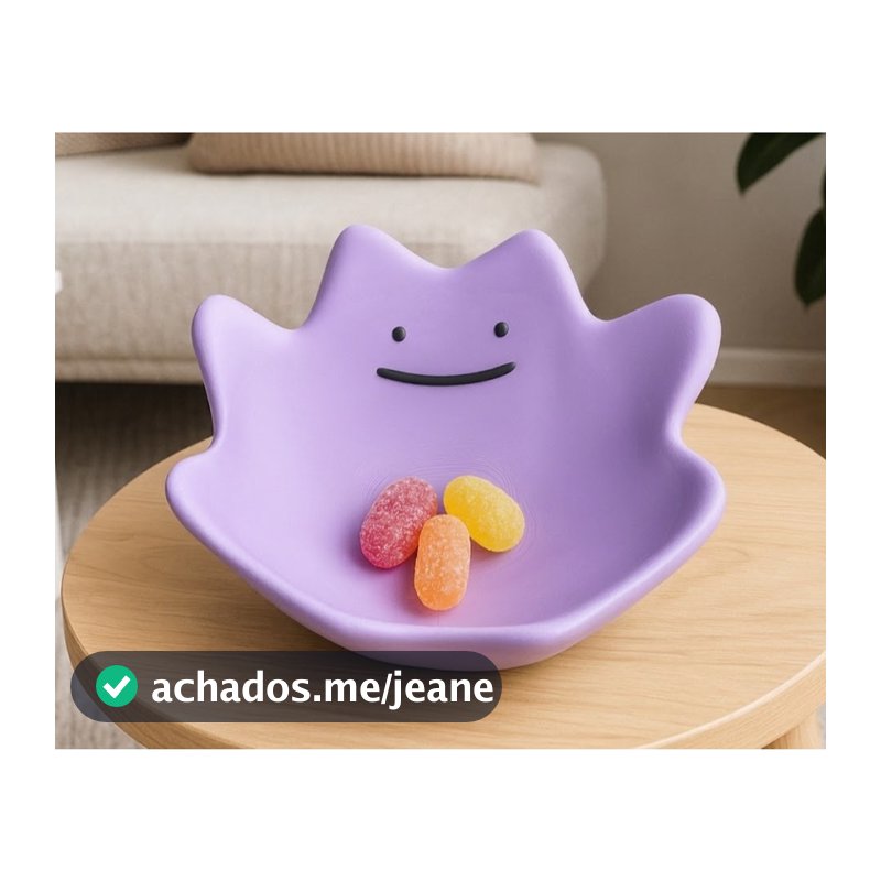 Porta Objetos Pokémon Ditto Presente Geek Criativo