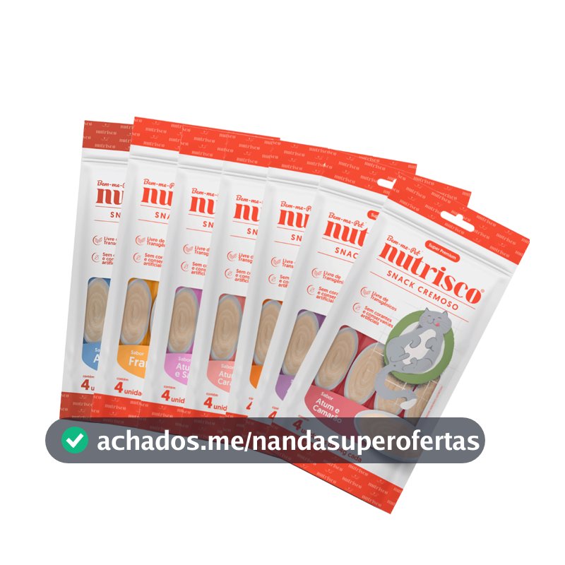 Snack Cremoso para Gatos Nutrisco Sabores Variados 56 g Pestisco