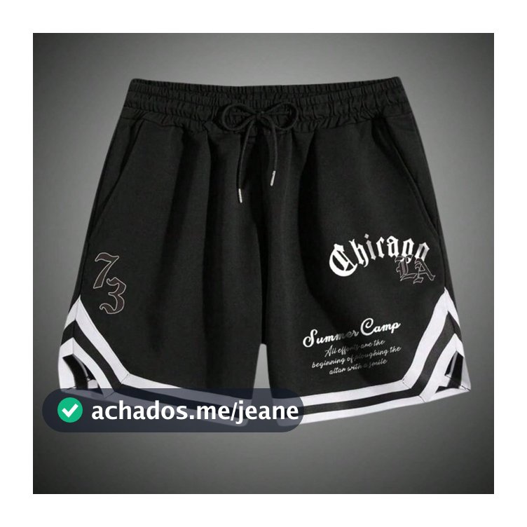 Bermuda Style Basquete Street Masculina Drip Chicago 73