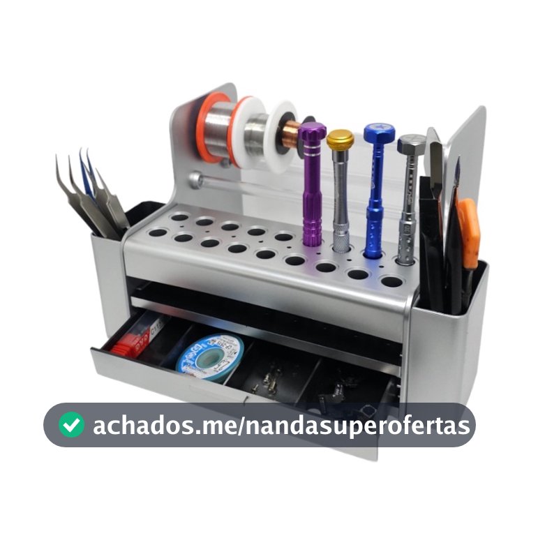 Organizador De Ferramentas Bancada Assistências De Celulares