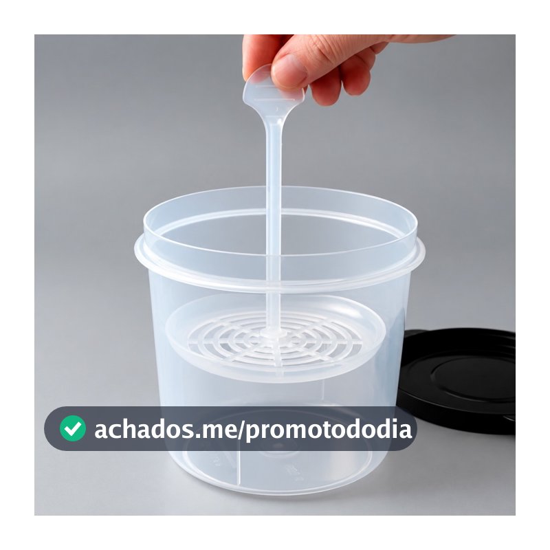 Pote Porta Conserva 1 Litro Com Separador Cores Sortidas
