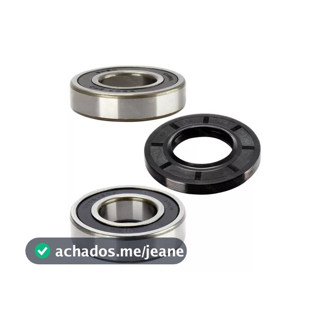 Kit Rolamento Retentor Lava E Seca Midea Lsd11 LSD12 LSE12X2 LSA08 Mf200d Mf200w